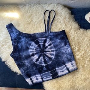 Vintage Tie-Dye Crop Top